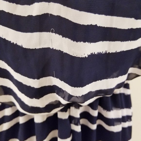 💖3 for $10  - LUSH Navy & White Stripe Dress - XL - Picture 9 of 14